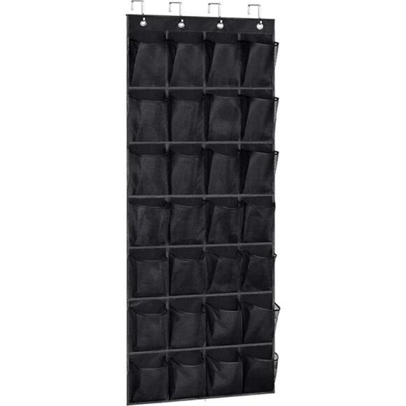 AOODA Over The Door Shoe Organizer 28 Pocket Hanging Closet Shoe Rack - Picture 8 of 8